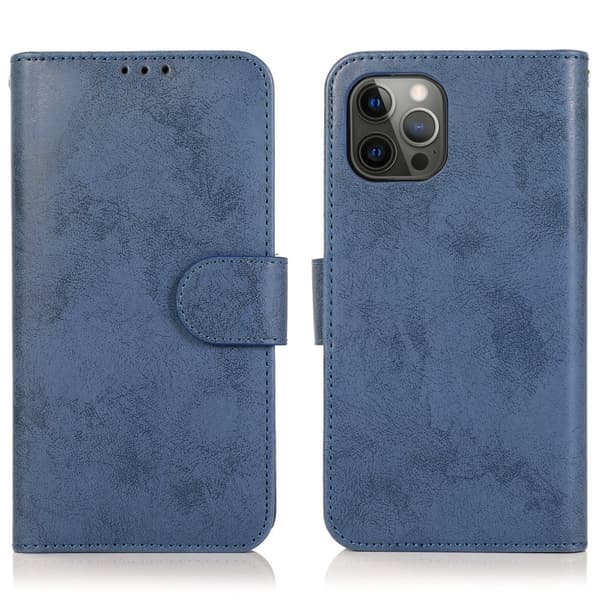 iPhone 15 Pro Max - Elegant Plånboksfodral i PU-läder med 3-kortfack