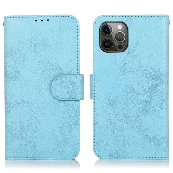 iPhone 15 Pro Max - Elegant Plånboksfodral i PU-läder med 3-kortfack