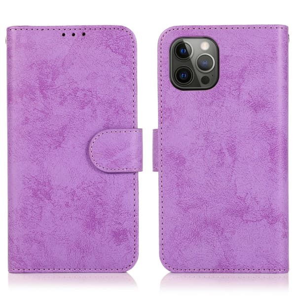 iPhone 15 Pro Max - Elegant Plånboksfodral i PU-läder med 3-kortfack