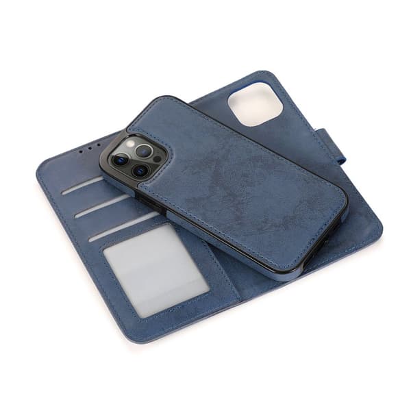 iPhone 15 Pro - Plånboksfodral i PU-läder med 3-kortfack