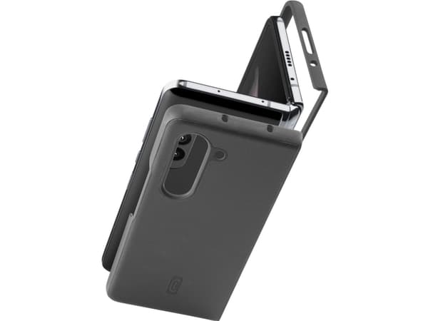 Mobilt bakdeksel Cellular Line Galaxy Fold5, gjennomsiktig/svart