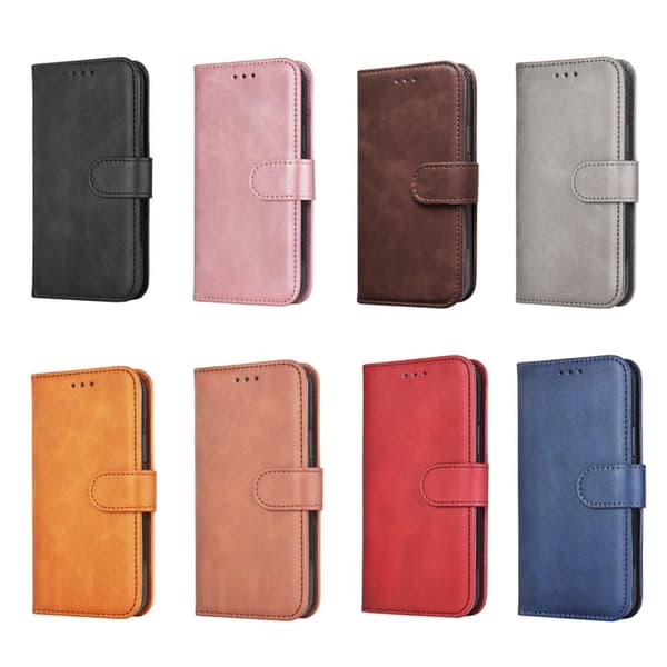 Elegant Plånboksfodral i PU-Läder för iPhone 15 Plus