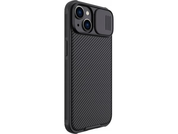 Nillkin CamShield Pro Magnetic Case iPhone 14 Plus Cover Camera Protector Black (med MagSafe)