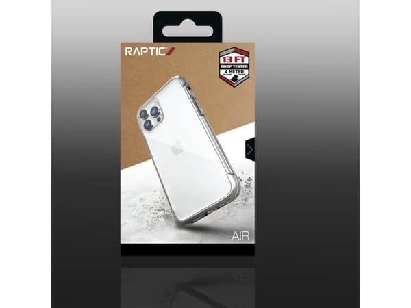 Raptic Raptic X-Doria Air Case iPhone 14 Pro Max pansret deksel sølv