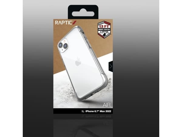 Raptic Raptic X-Doria Air Case etui iPhone 14 Plus pancerny pokrowiec srebrny