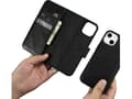 Pikkukuva 4 / 5: iCarer iCarer Öljyvaha lompakkokotelo 2in1 iPhone 14 Plus Nahkakotelo Anti-RFID läppä musta (WMI14220723-BK)