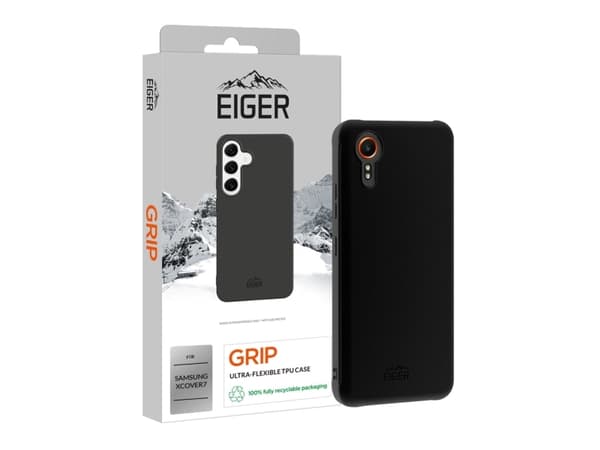 EIGER EGCA00589, Omslag, Samsung, Galaxy Xcover7, 16,8 cm (6.6"), Svart