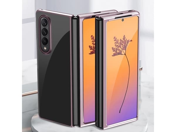 Hurtel Plating Case Samsung Galaxy Z Fold 4 tapauksessa metallinen kehys lajitella