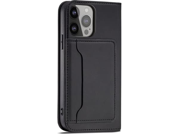 Hurtel Magnet Kortfodral Samsung Galaxy S23 Ultra fodral med klaff plånbok stativ sortering
