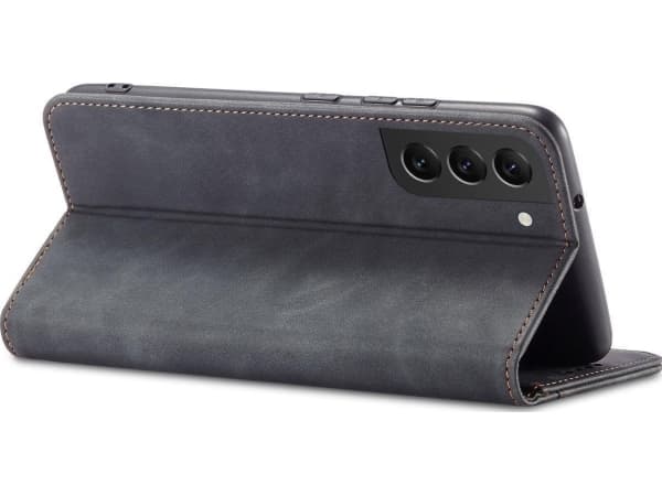 Hurtel Magnet Fancy Case deksel til Samsung Galaxy S23 Ultra deksel med klaff lommebokstativ sort