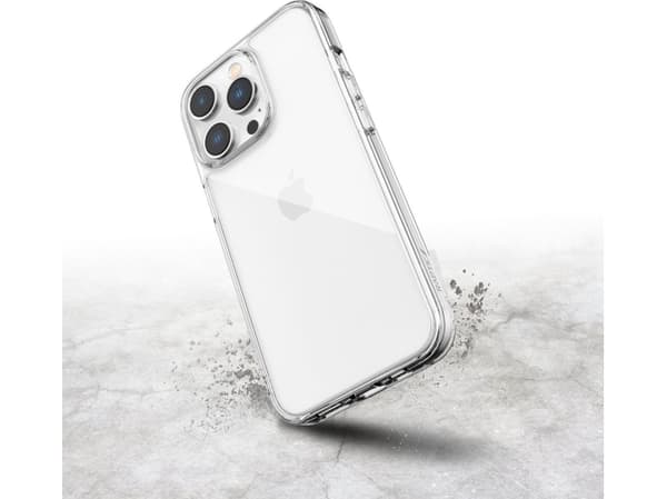 Raptic Raptic X-Doria Clearvue-deksel iPhone 14 Pro Max-deksel gjennomsiktig bakdeksel