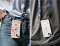 Miniatyrbilde 3 av 5: Ringke Ringke Fusion Design Armored Case Deksel med Gelramme iPhone 14 Plus Transparent (Floral) (FD637E31)