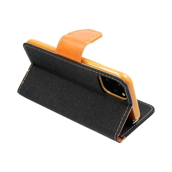 Xiaomi Redmi 13C Plånboksfodral Canvas - Svart