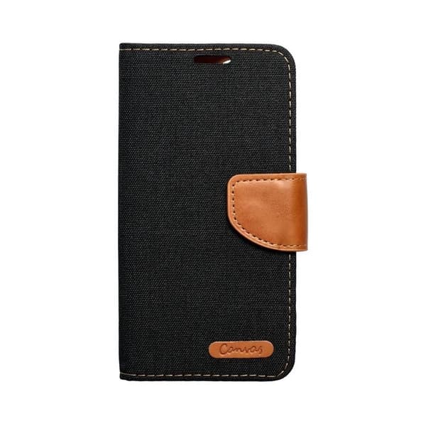 Xiaomi Redmi 13C Plånboksfodral Canvas - Svart