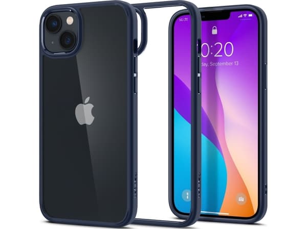 Spigen ACS04687, skal, Apple, Apple iPhone 14 Plus, 17 cm (6,7"), Marinblå