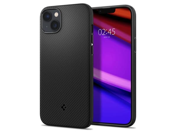 Spigen ACS04649, Omslag, Apple, iPhone 14 Plus, 17 cm (6.7"), Svart