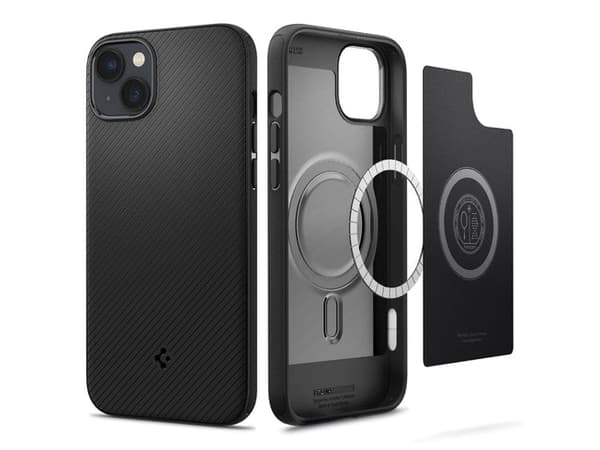 Spigen ACS04649, Omslag, Apple, iPhone 14 Plus, 17 cm (6.7"), Svart