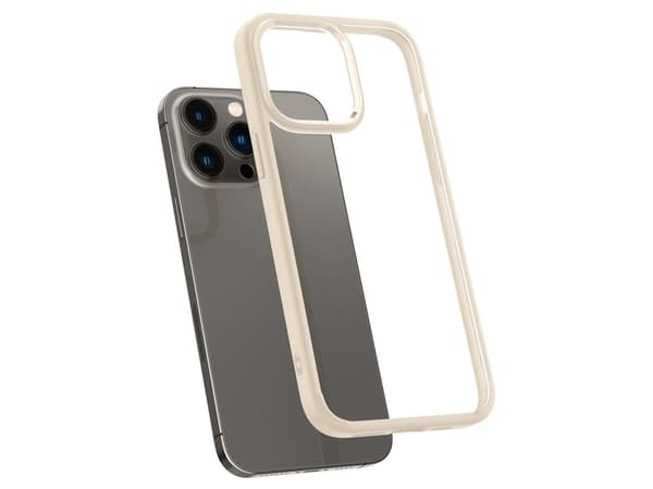 Spigen ACS04641, Omslag, Apple, iPhone 14 Pro Max, 17 cm (6.7"), Beige, Transparent