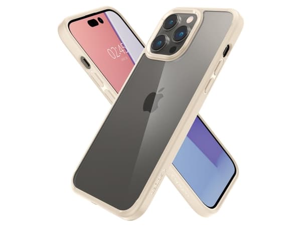 Spigen ACS04641, Omslag, Apple, iPhone 14 Pro Max, 17 cm (6.7"), Beige, Transparent