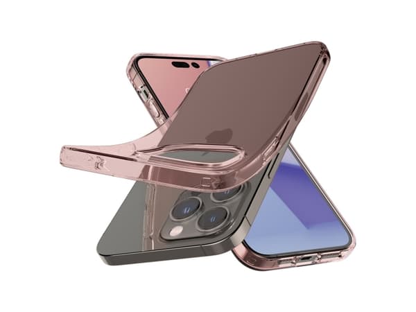 Spigen ACS04638, Omslag, Apple, iPhone 14 Pro Max, 17 cm (6.7"), Rosa, Transparent