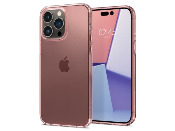 Spigen ACS04638, Omslag, Apple, iPhone 14 Pro Max, 17 cm (6.7"), Rosa, Transparent