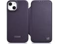Miniatyrbilde 1 av 5: iCarer iCarer CE Premium Leather Folio Case iPhone 14 Plus Leather Flip Case Magnetic MagSafe Dark Purple (WMI14220715-DP)