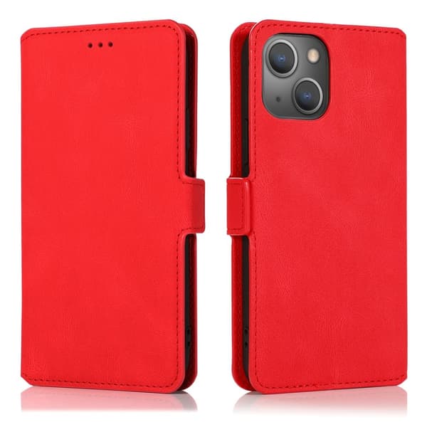 iPhone 15 Plus - Elegant Flip Wallet Skinnfodral