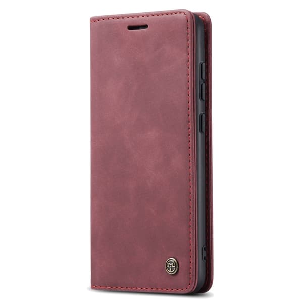 CASEME Plånboksfodral Samsung Galaxy S23 FE - Vinröd