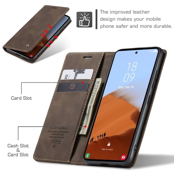 CASEME Retro Pung Taske til Samsung Galaxy S23 FE