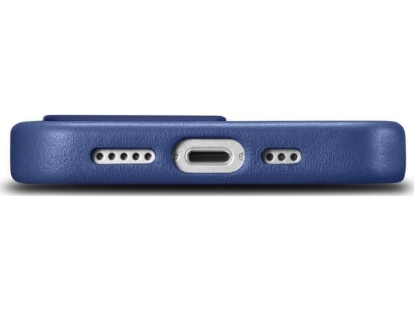 iCarer iCarer kotelo Nahkakotelo iPhone 14 Pro Max sininen (WMI14220708-BU) (MagSafe yhteensopiva)