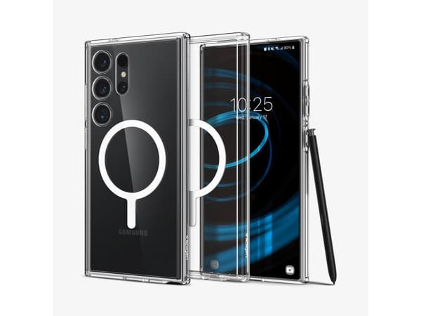 Spigen Ultra Hybrid Metal Ring, Omslag, Samsung, Galaxy S24 Ultra, 17,3 cm (6.8"), Transparent