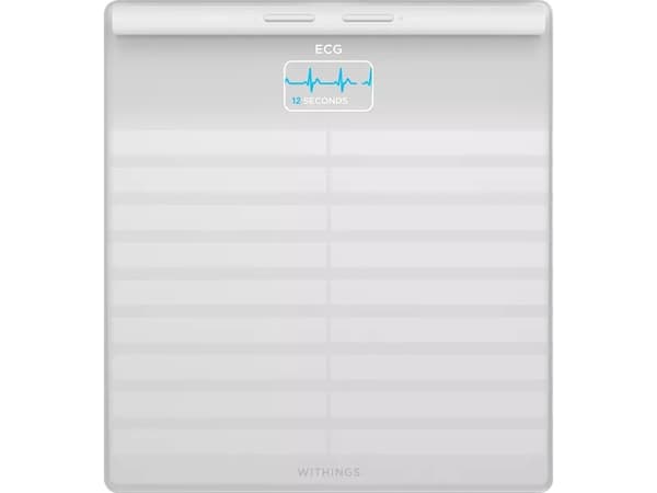 Withings Body Scan, Elektroninen henkilövaaka, 200 kg, 50 g, Valkoinen, 5 kg, kg, lb
