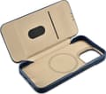 Miniatyrbilde 3 av 5: iCarer iCarer CE Oil Wax Premium Leather Folio Case iPhone 14 Pro Leather Flip Case Magnetic MagSafe Blue (AKI14220706-BU)