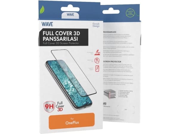 Wave WAVE-FC3D-OP-12-BK mobile phone screen/back protector OnePlus 1 pc(s)