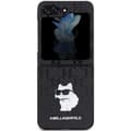 Miniatyrbild 2 av 8: Karl Lagerfeld Galaxy Z Flip 5 Mobilskal Saffiano Monogram Choupette Pin