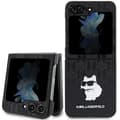 Miniatyrbild 1 av 8: Karl Lagerfeld Galaxy Z Flip 5 Mobilskal Saffiano Monogram Choupette Pin