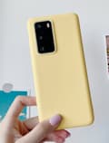 Miniatyrbilde 1 av 2: Silikonetui til Samsung Galaxy S21 Ultra, Gul