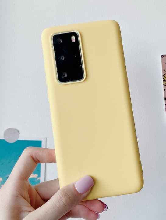 Silikoneetui til Samsung Galaxy S21 Ultra, Gul