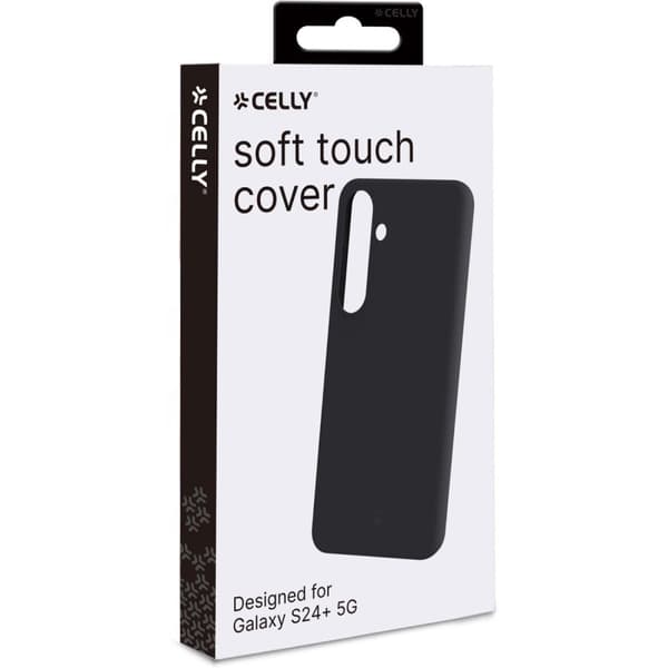 Celly Cromo Soft rubber case Galaxy S24+ 5G Svart
