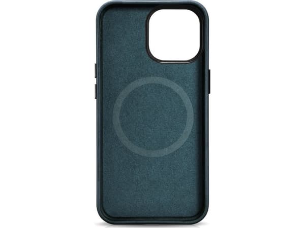 iCarer iCarer Öljyvaha Premium Nahkakotelo iPhone 14 Pro Max magneettikotelo MagSafe tummansininen (WMI14220704-BU)