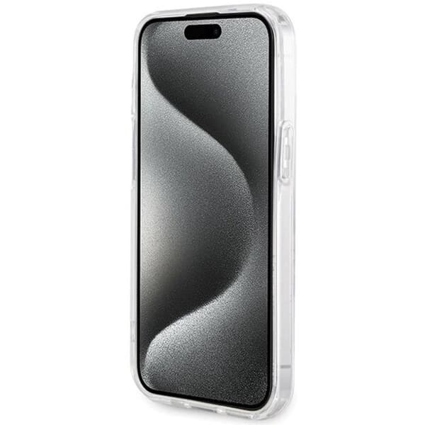 Guess iPhone 15 Mobilskal Magsafe IML Flowers Wreatch