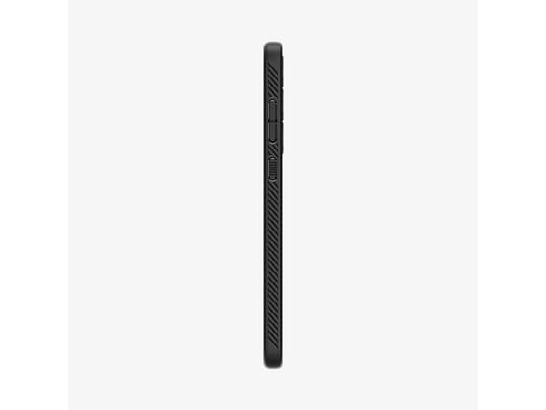 Spigen Liquid Air - Baksidesskydd för mobiltelefon - termoplastisk polyuretan (TPU) - mattsvart - för Samsung Galaxy A35