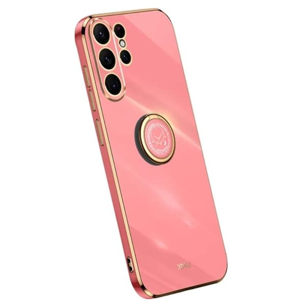 Galaxy S24 Ultra Mobilskal Ringhållare - Röd
