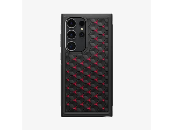 Spigen ACS07290, Omslag, Samsung, Galaxy S24 Ultra, 17,3 cm (6.8"), Svart, Röd