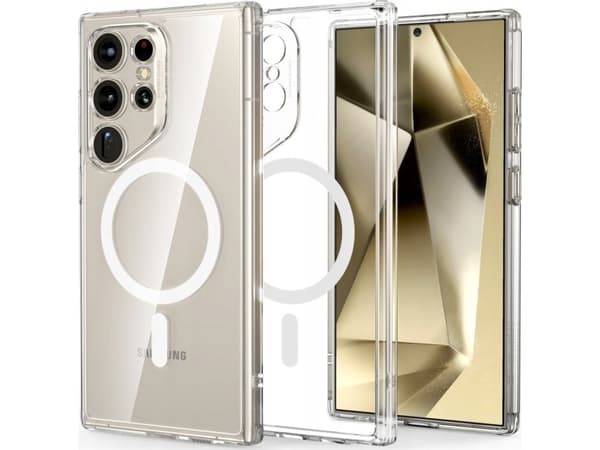 ESR Classic Hybrid Halolock kotelo MagSafe Samsung Galaxy S24 Ultra - läpinäkyvä - läpinäkyvä