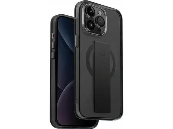 Uniq UNIQ etui Heldro Mag iPhone 15 Pro 6.1" Magclick Charging czarny/vapour smoke