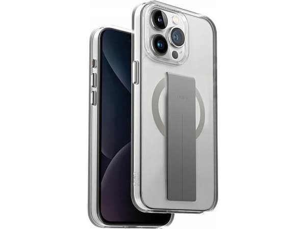 UNIQ Heldro Mag Magclick Ladedeksel til iPhone 15 Pro - gjennomsiktig