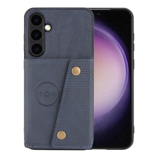 Samsung Galaxy S24 - Exklusivt Retroinspirerat Plånboksfodral i Läder