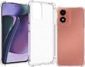 Miniatyrbilde 3 av 3: Insmat Impact - Baksidedeksel for mobiltelefon - termoplast-polyuretan (TPU), polykarbonat - blank - for Motorola Moto G04