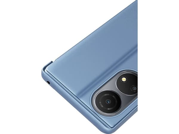 Hurtel Clear View Case etui Honor X7 / Honor Play 30 Plus pokrowiec z klapką czarne